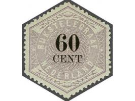 60 cent lila en zwart, pracht ex. met certificaat Vleeming 2014, cat.w. 700