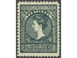 Veth 2½ gulden zwartblauw tanding 11, pracht ex. met vakkundig verwijderde plakker, cat.w. 1100