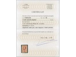 5 cent rood tanding 11½ x 12, pracht ex. met certificaat Muis 2003, cat.w. 1500