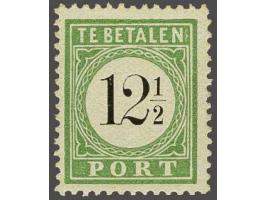 12½ cent groen en zwart type I, pracht ex., cat.w. 550