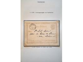 Gespecialiseerde collectie w.b. tandingen (o.a. nr. 18A), poststukken (o.a. drukwerk met nr. 14 en drukwerk met nr. 17 in paa