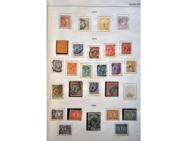 collectie 1852-1966 gestempeld later * met betere ex. en series w.b. nrs. 1 t/m 47, 49, 104-105, 130, 535-537 *, LP13, Bernha