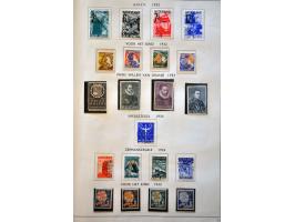 collectie 1852-1966 gestempeld later * met betere ex. en series w.b. nrs. 1 t/m 47, 49, 104-105, 130, 535-537 *, LP13, Bernha
