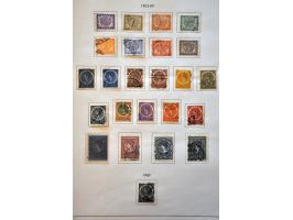 collectie 1852-1966 gestempeld later * met betere ex. en series w.b. nrs. 1 t/m 47, 49, 104-105, 130, 535-537 *, LP13, Bernha