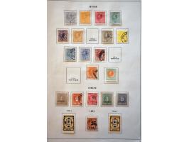 collectie 1852-1966 gestempeld later * met betere ex. en series w.b. nrs. 1 t/m 47, 49, 104-105, 130, 535-537 *, LP13, Bernha