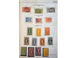 collectie 1852-1966 gestempeld later * met betere ex. en series w.b. nrs. 1 t/m 47, 49, 104-105, 130, 535-537 *, LP13, Bernha