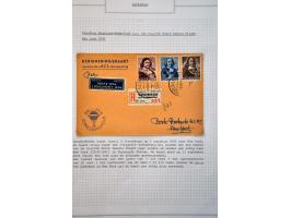 collectie luchtpost Nederland-Engeland en Engeland-Nederland 1921-1946,40 poststukken w.b. betere vluchten, gebruik luchtpost