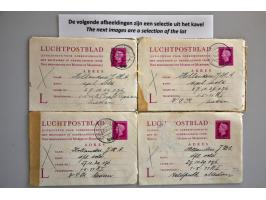 luchtpostbladen G 1 (ruim 20x) en G 2 (ruim 40x) alle gebruikt in doosje