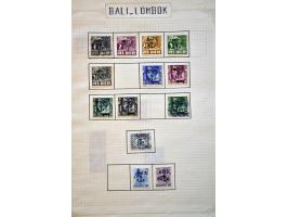 collectie met betere ex. (o.a. Lombok 5 cent cijfer "zon met stralen"), interimperiode en Indonesië met doubletten, fragmente