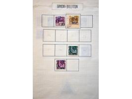collectie met betere ex. (o.a. Lombok 5 cent cijfer "zon met stralen"), interimperiode en Indonesië met doubletten, fragmente