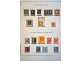 Ontwerpen door Oscar Berger-Levrault te Straatsburg. Collectie van 21 zegels w.b. 1 velletje. Tevens vervalsingen diverse pro