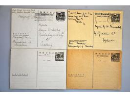 en interimperiode collectie briefkaarten, 31 ex.