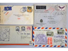 95 censored air mail letters about 1941-1944, mostly Africa and Asia with flight FAM 22, in album