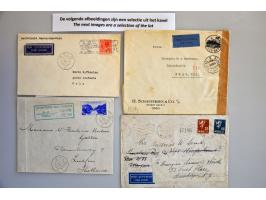 21 censored air mail letters to or from Norway including German 'o' (Oslo) censor, first flights Oslo-Amsterdam and Amsterdam