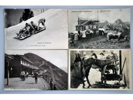 ca. 200 ex. oude en zeer oude met beter in album