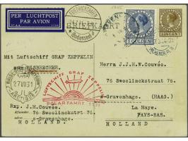 Polarfahrt 1931 Treaty post the Netherlands. Card from The Hague 18-7-1931 via Friedrichshafen to the ice breaker Malyguin (V
