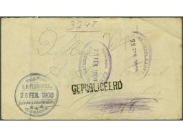 Boer War. Unfranked cover 28-2-1900 to Johannesburg with oval cachets Elandslaagte and Natallager Z.A.R. Modderspruit in viol