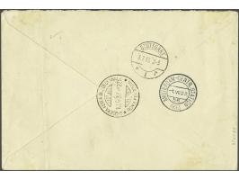 Airmail. Triptych Balbo-flight 19,75 lire pilot Ulisse Longo on cover 10-6-1933 carried on the stage Rome-Amsterdam to Stuttg