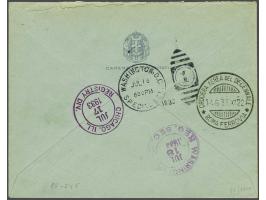 Airmail. Triptych Balbo-flight 44,75 lire pilot Umberto Nannini on registered cover 13-6-1933 carried on the first stage from