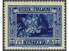 Lion 25 lire blue perforated 14, very fine mounted mint (slightly toned), cat.v. 1200