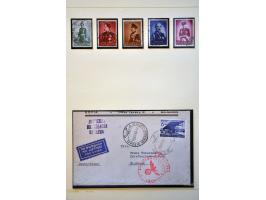 collectie Tweede Wereldoorlog w.b. enige post(waarde)stukken, blokken etc.