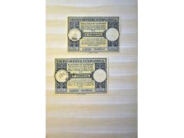 International Reply Coupons (Internationale Antwortscheine) 1944 type London (8 ex.) alle gestempeld in Württemberg (Boppinge