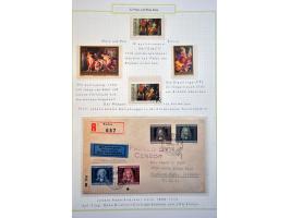tentoonstellingscollecties Europa 1960-1961 en Rubens, tevens ** w.b. Mi. 268-276 en 5 Kr. Fürst Johann I in randstrip van 4 