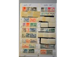 collectie jaren '50 meest ** + FDC UPU 75 jaar op albumbladen