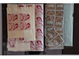 uitgifte Belgische krijgsgevangenen Harderwijk in veldeeltjes, OBP E1-E6 (24x), pracht ex., cat.w. 1000