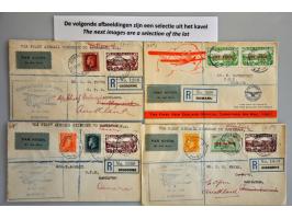 ca. 50 luchtpostbrieven meest rond 1930