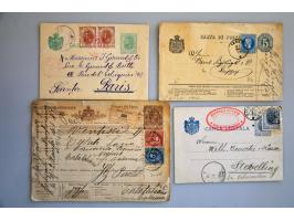 post(waarde)stukken meest ouder materiaal met klassiek w.b. Duitsland en Staten, Italië, Great Britain (Penny Black 2e keus) 