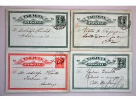 13 covers/postal stationery with Administracion and Valparaiso cancels