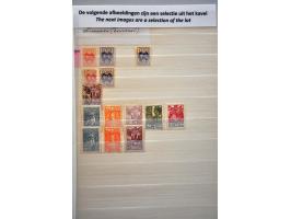 collectie tot 1940 met betere ex. en blokken Estland in insteekboek