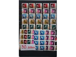 Peoples Republic, mostly mint including Mi. nrs. 330-334 (30 sets), block Mi. nr. 5 used and some Taiwan in binder