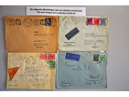 ruim 100 covers w.b. Bondsrepubliek met fdc's emissie Posthoorne, expresse etc. in doosje