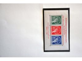 nagenoeg complete collectie ** w.b. zwarte opdrukken, rode opdrukken, Von Stephan en Währungsgeschädigte-blok alle gesigneerd