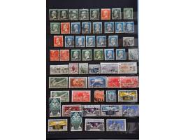 collectie vanaf begin tot 1988 **/* en gestempeld w.b. nominaal in insteekboek