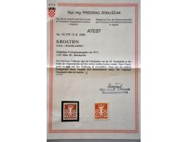 proeven etc. meest met certificaten in klein album