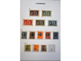 collectie 1895-2009 overwegend ** in 3 Davo luxe albums en 1 dik insteekboek