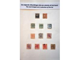 collectie 1852-1969 met beter materiaal en tevens andere landen w.b. motief UPU 1974 in 4 blanco albums