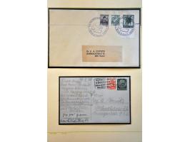 collectie post(waarde)stukken en fragmenten Anschluss en Tweede Wereldoorlog en iets na de WO II, in klemband