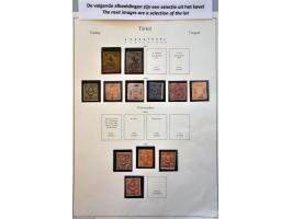 collectie 1863-1989 met betere ex. in 2 Schaubek albums