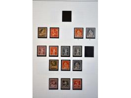 mooie collectie 1907-1960 ** deels gespecialiseerd w.b. gesigneerd en enkele certificaten met veel betere ex., series, blokke