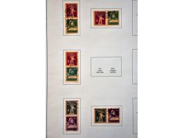 collectie Back of the Book w.b. uitgebreid keerdrukken met beter materiaal, luchtpost nagenoeg compleet, dienst met vele bete