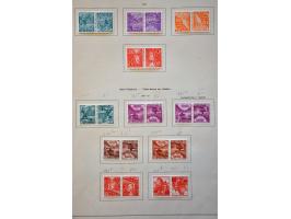 collectie Back of the Book w.b. uitgebreid keerdrukken met beter materiaal, luchtpost nagenoeg compleet, dienst met vele bete