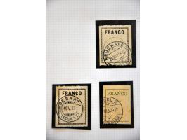 collectie Back of the Book w.b. uitgebreid keerdrukken met beter materiaal, luchtpost nagenoeg compleet, dienst met vele bete
