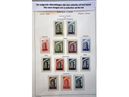 collectie 1956-1981 meest ** in Leuchtturm klemband en insteekboek