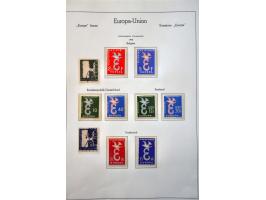 collectie 1956-1981 meest ** in Leuchtturm klemband en insteekboek