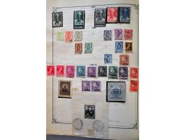 collectie met betere exemplaren en series w.b. België en Great Britain, in Yvert album