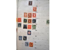 collectie met betere exemplaren en series w.b. België en Great Britain, in Yvert album